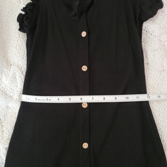 Black Mini Dress L Petite - Picture 6 of 8